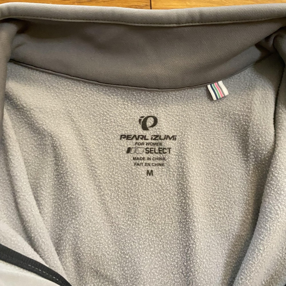 Pearl Izumi Cycling Jacket Womens Medium Gray Select Thermal Full Zip 11221680 - Picture 3 of 12